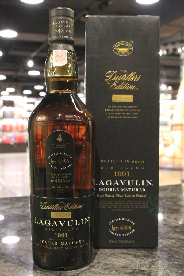 LAGAVULIN 1991 Distillers Edition Bottled 2008 拉加維林 1991 酒廠限定版 2008裝瓶 (700ml 43%)