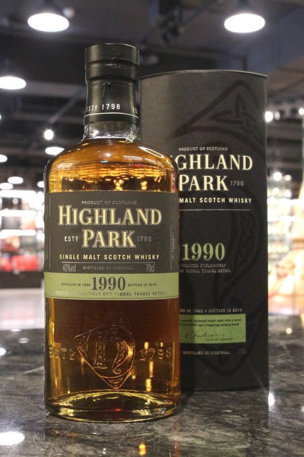 (現貨) Highland Park 1990 Bottled 2010 高原騎士 1990 - 2010裝瓶 (700ml 40%)