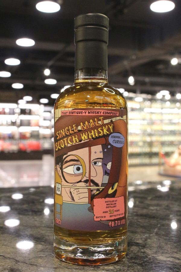 (現貨) That Boutique-y Whisky Co. Macallan 26 years 麥卡倫 26年 漫畫標 單桶 第十版 (500ml 48.7%)