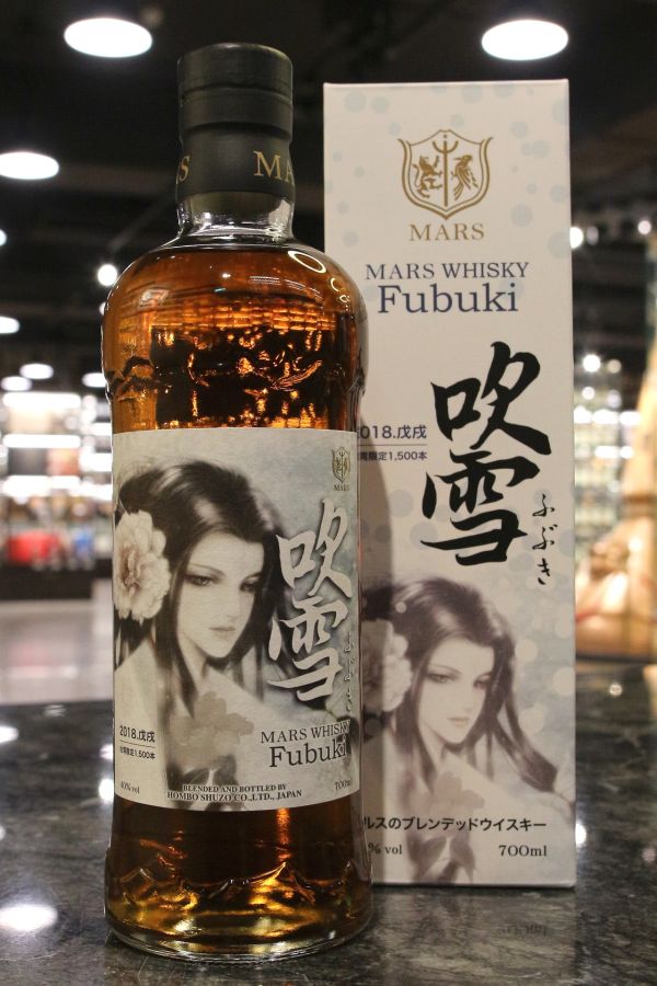 Mars 'Fubuki' Blended Whisky Taiwan Limited Edition 吹雪 調和威士忌 2018台灣限定 (700ml 40%)