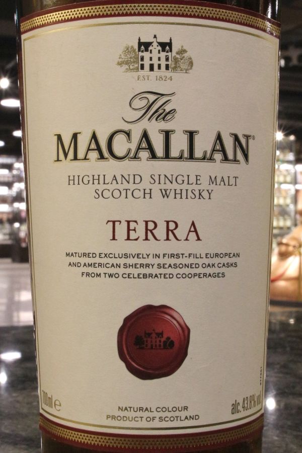 MACALLAN TERRA 700ml 43%　未開封 The Macallan Terra 700ml 43.8% | The Old Barrelhouse