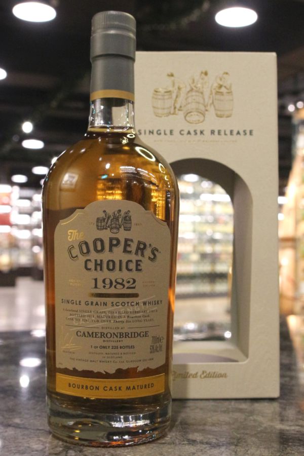 Cooper’s Choice - Cameronbridge 1982 36 Years 酷選大師 卡麥隆橋 1982 波本桶 (700ml 53%)