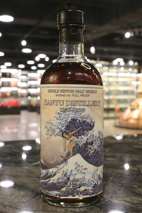 (現貨) Hanyu 1988 “The Wave” Single Cask for Full Proof 羽生 1990 單桶 (700ml 53%)