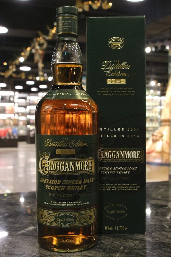 (現貨) Cragganmore 2001~2014 The Distiller’s Edition 克拉格摩爾 酒廠限定 (1000ml 40%)
