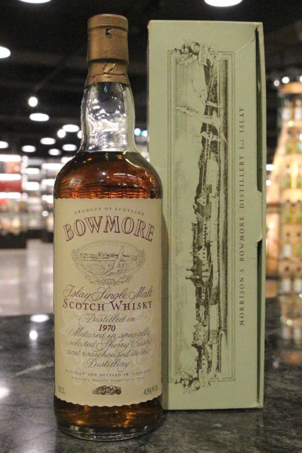 (現貨) Bowmore 1970 Sherry Casks 20th Anniversary of Suntory Office 波摩 1970 雪莉桶 稀有老品 (750ml 43%)