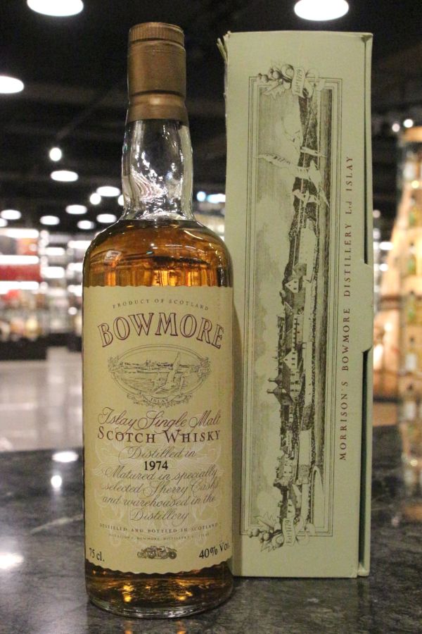 (現貨) Bowmore Vintage 1974 Sherry Casks Single Malt Whisky 波摩 1974雪莉桶 (750ml 40%)