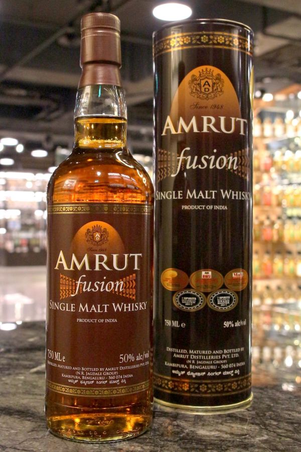 (現貨) Amrut Fusion Finish Single Malt Whisky 雅沐特 融合 單一麥芽威士忌 (750ml 50%)