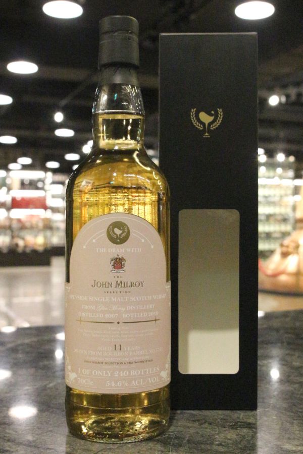 (現貨) The Whiskyfind -John Milroy - Glen Moray 11 Years Bourbon 與大師共飲 強米羅精選 (700ml 54.6%)