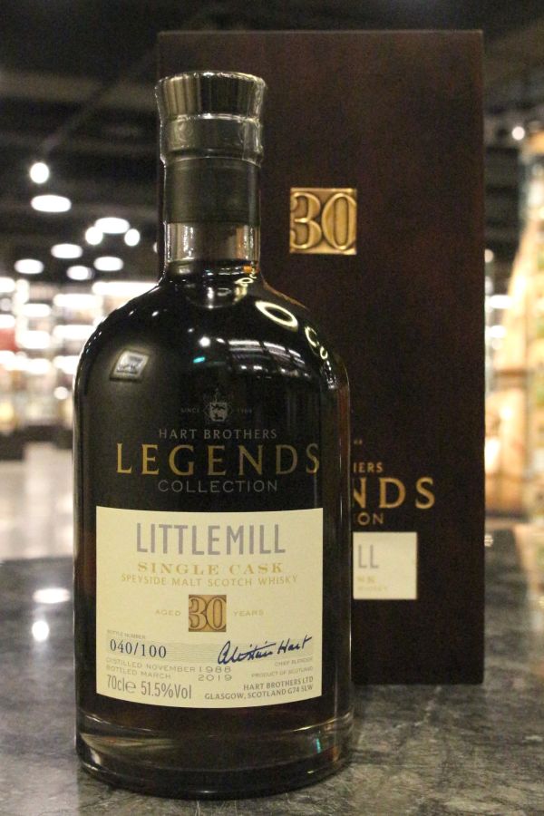 (現貨) Hart Brothers - Littlemill 1988 30 years Single Cask 威伯特 小磨坊 30年 單桶原酒 (700ml 51.5%)