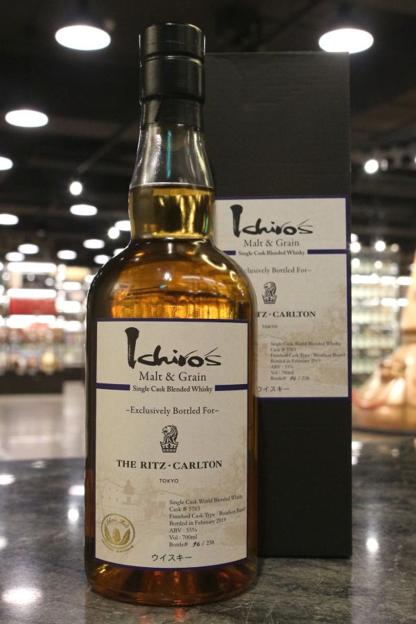 (現貨) Ichiro’s Chichibu Single Cask Ritz-Carlton Tokyo 秩父 單桶 麗池卡爾登2019限定 (700ml 55%)