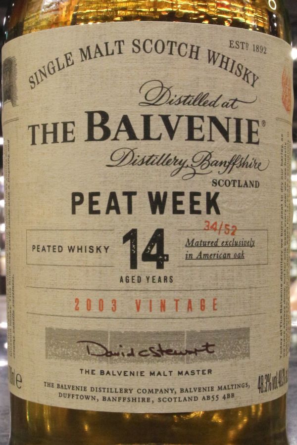 Balvenie 2003 - Ratings and reviews - Whiskybase