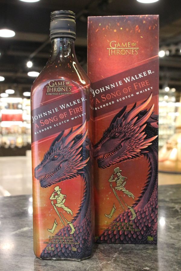 Johnnie Walker Game of Thrones - A Song of Fire 約翰走路 冰與火之歌限定版 火龍 (700ml 40.8%)