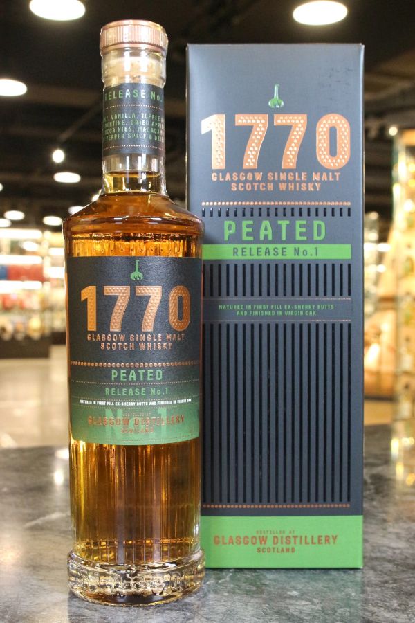(現貨) Glasgow 1770 Single Malt Whisky Peated Released No.1 格拉斯哥 1770 泥煤款 (700ml 46%)