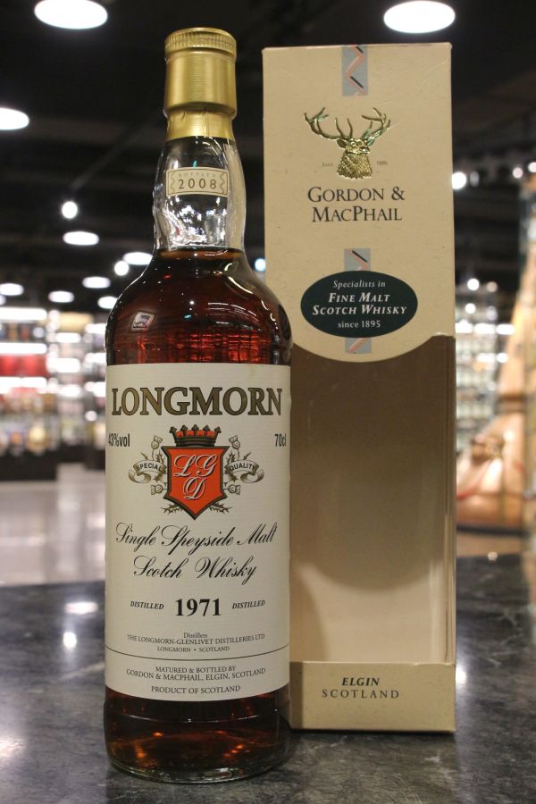(現貨) Gordon & Macphail - Longmorn 1971~2008 高登麥克菲爾 - 朗摩 1971 37年 (700ml 43%)