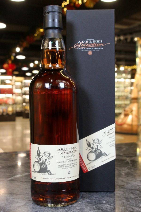 (現貨) Adelphi - A Breath of the Highlands 2007 12 Years PX Butt 艾德菲 高地區 12年雪莉桶  (700m 52.7%)