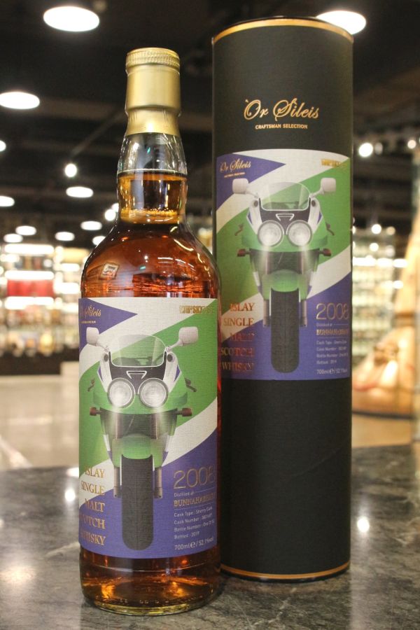(現貨) Ór Sileis- Bunnahabhain 2008~2019 Single Sherry Cask 歐希嵐斯 布納哈本 2008 重機經典雙眸系二版 (700ml 52.1%)