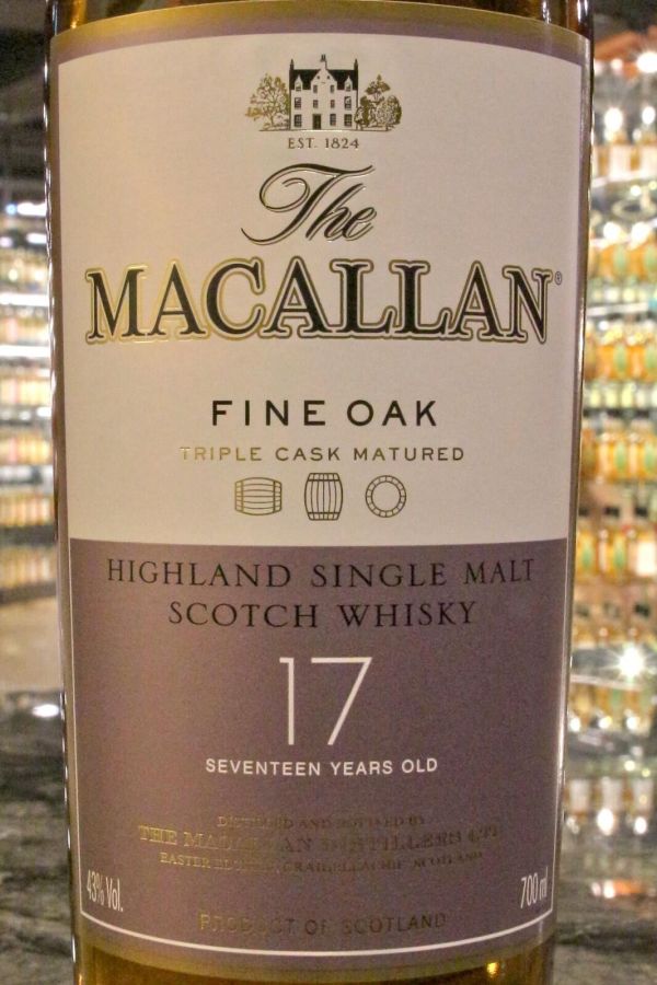 Macallan 17yr Fine Oak Triple Cask 麥卡倫17年黃金三桶 43 30ml Great Kuva Bar Whisky List By Glass Buy One Get One Free 古華薈酒吧威士忌酒單