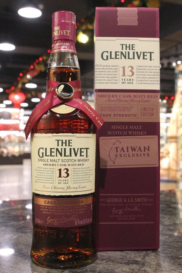 glenlivet 13 years cask strength sherry cask 格兰利威 13年 雪莉